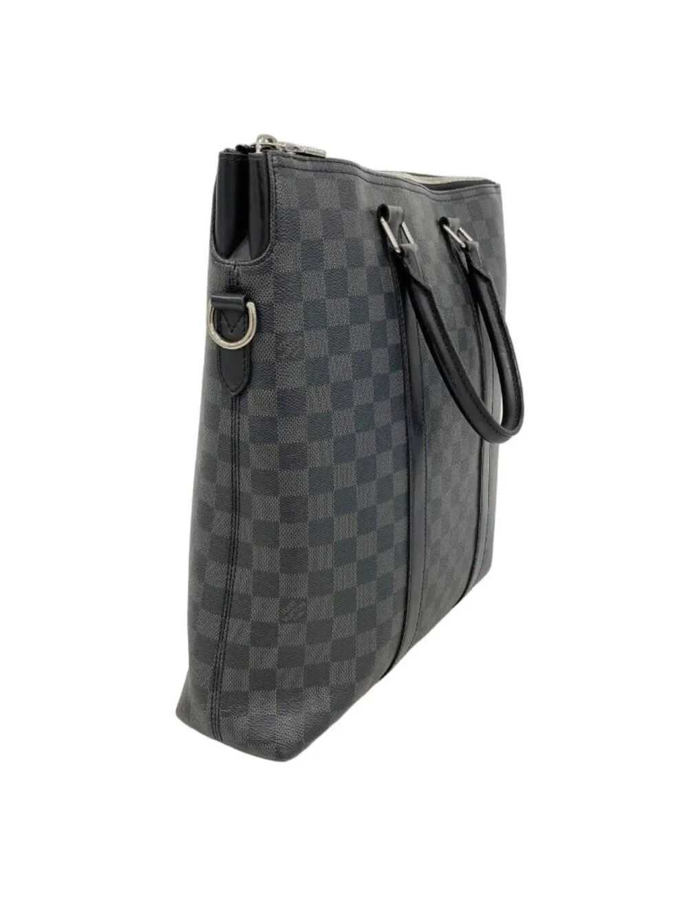 Louis Vuitton Handbag Damier Graphite Anton Tote Black Gray